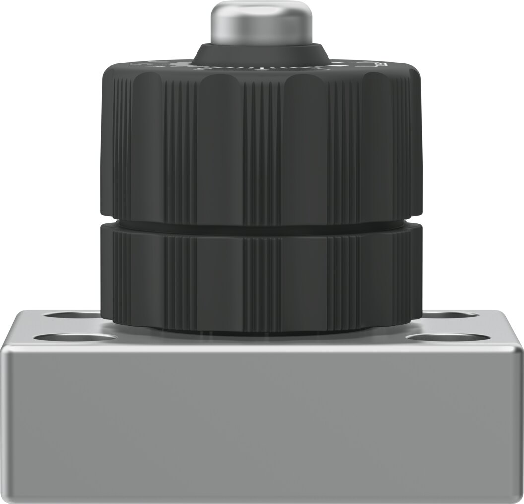Precision one-way flow control valve