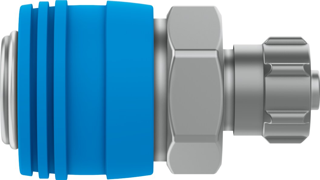 Quick coupling socket