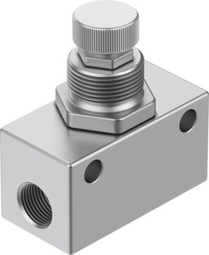 One-way flow control valve