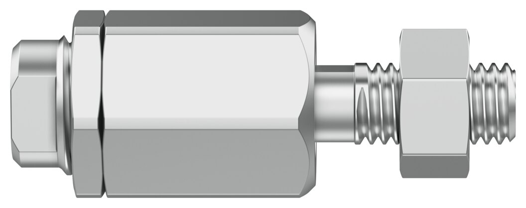 Self-aligning rod coupler