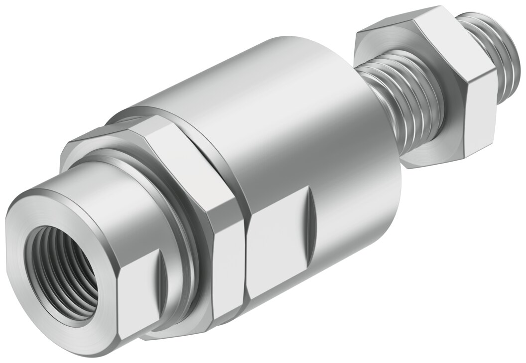 Self-aligning rod coupler
