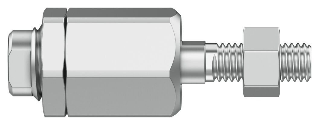 Self-aligning rod coupler