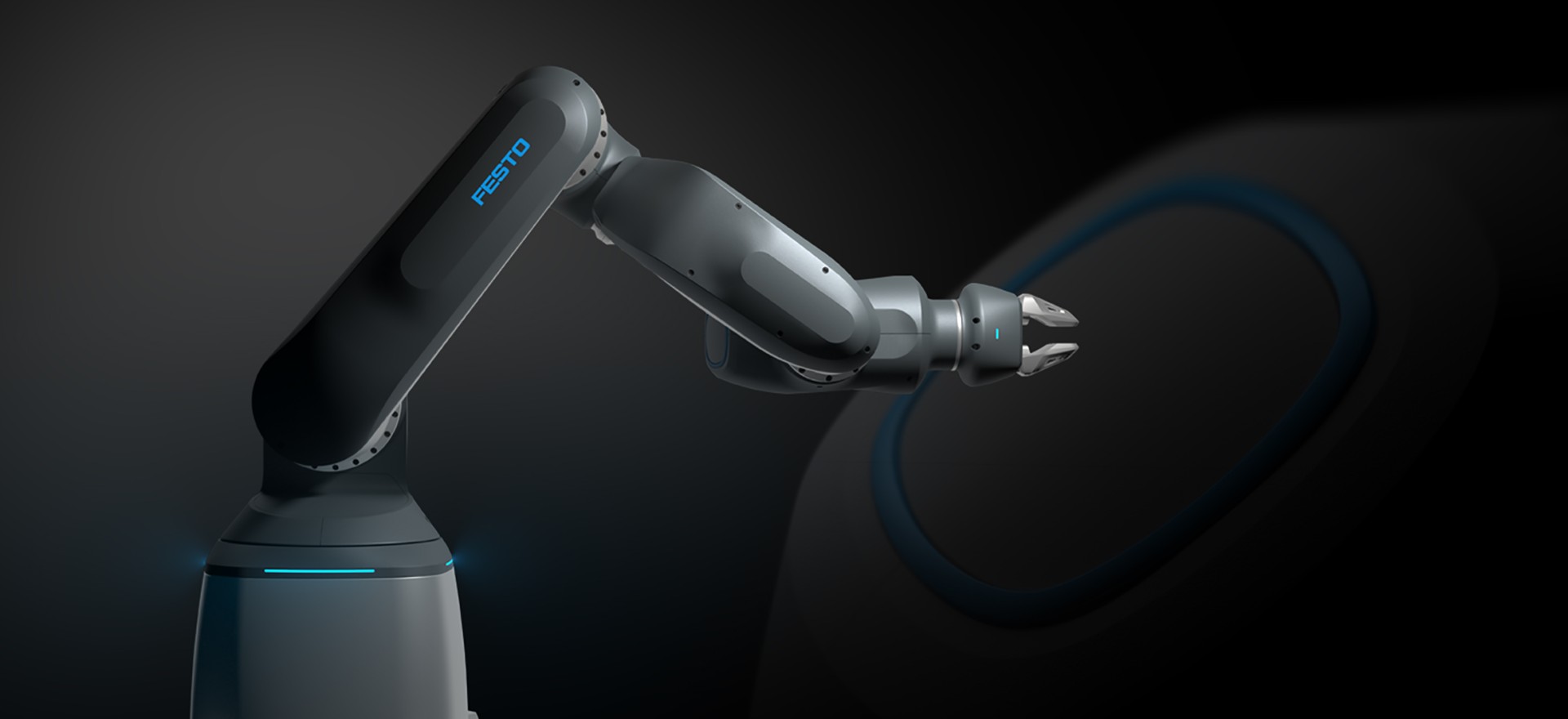 The world's first pneumatic cobot Festo CN