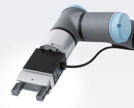 电爪 EHPS-…-RA1，适合 Universal Robots 品牌机器人