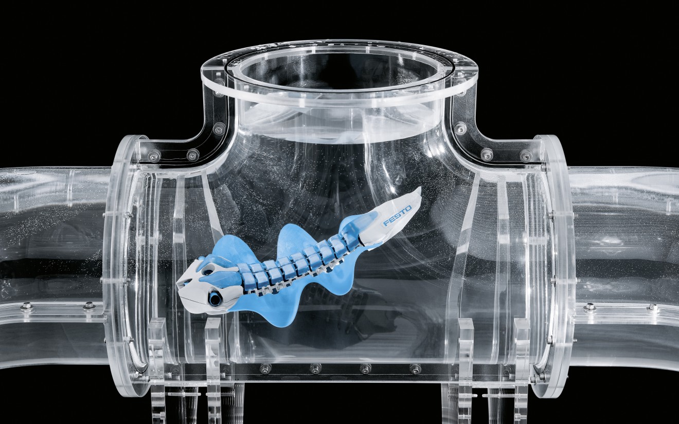 Festo 水下机器人 BionicFinWave