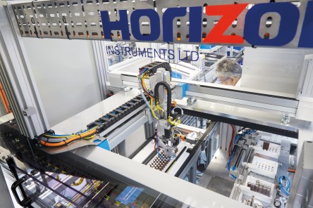 Horizon Instruments designed and integrated the Festo planar surface gantry.