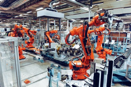 Volvo welding robots