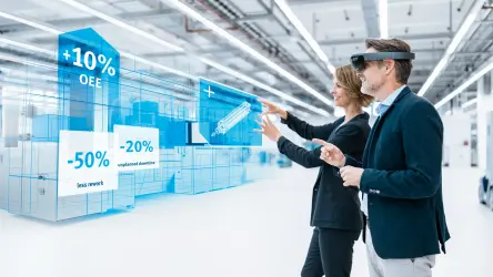 AI increases OEE and reduces unplanned downtime and rework.