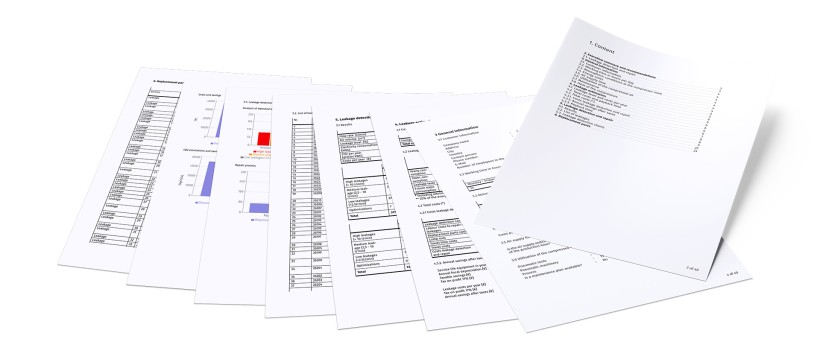 Detailed reports