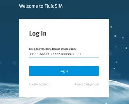 本说明讲述如何将用于激活 FluidSIM 演示版许可证的 Ticket ID 录入 fluidsim.festo.com 以登录该软件。