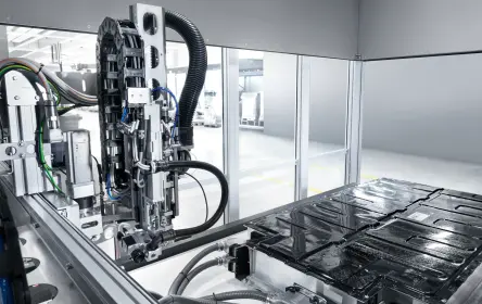 End-of-line tester with handling system from Festo for HAHN Automation