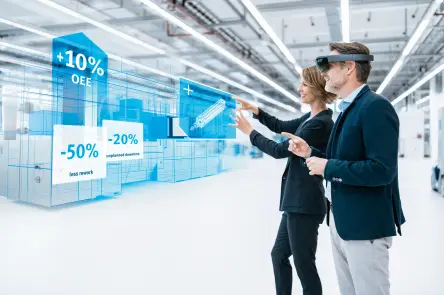 Analysis of production data: improved OEE, reduced downtime and less rework through data-driven optimisations of machine processes.
