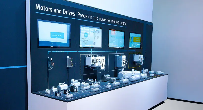 Festo product wall Motors and Drives for SPS 2025