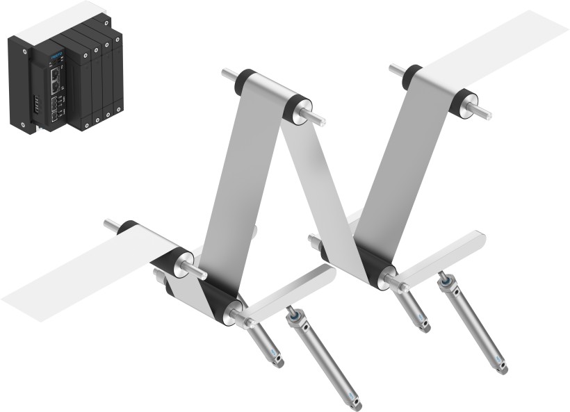 VTEP application: best control for dancer rollers 