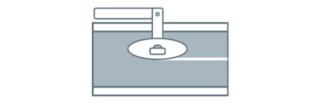 Cutter-protective slitting and secure fixing using web catchers