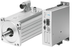 Servo motor EMMS-AS and motor controller CMMx-AS